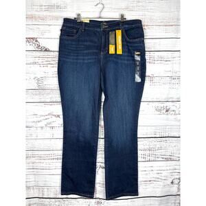 Lee jeans Classic Fit 16 dark wash relaxed stretch casual Straight Leg jeans